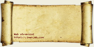 Tijana Beranović vizit kartica